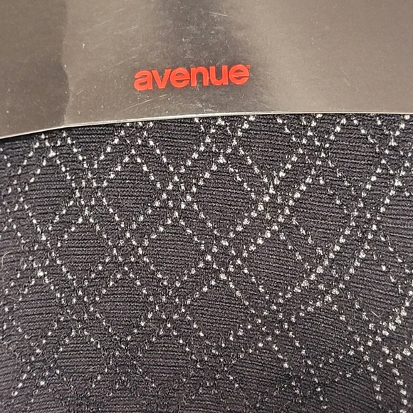 Avenue Texture Tights Black Diamond  Size E - Picture 3 of 4